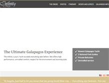 Tablet Screenshot of infinity-galapagos.com